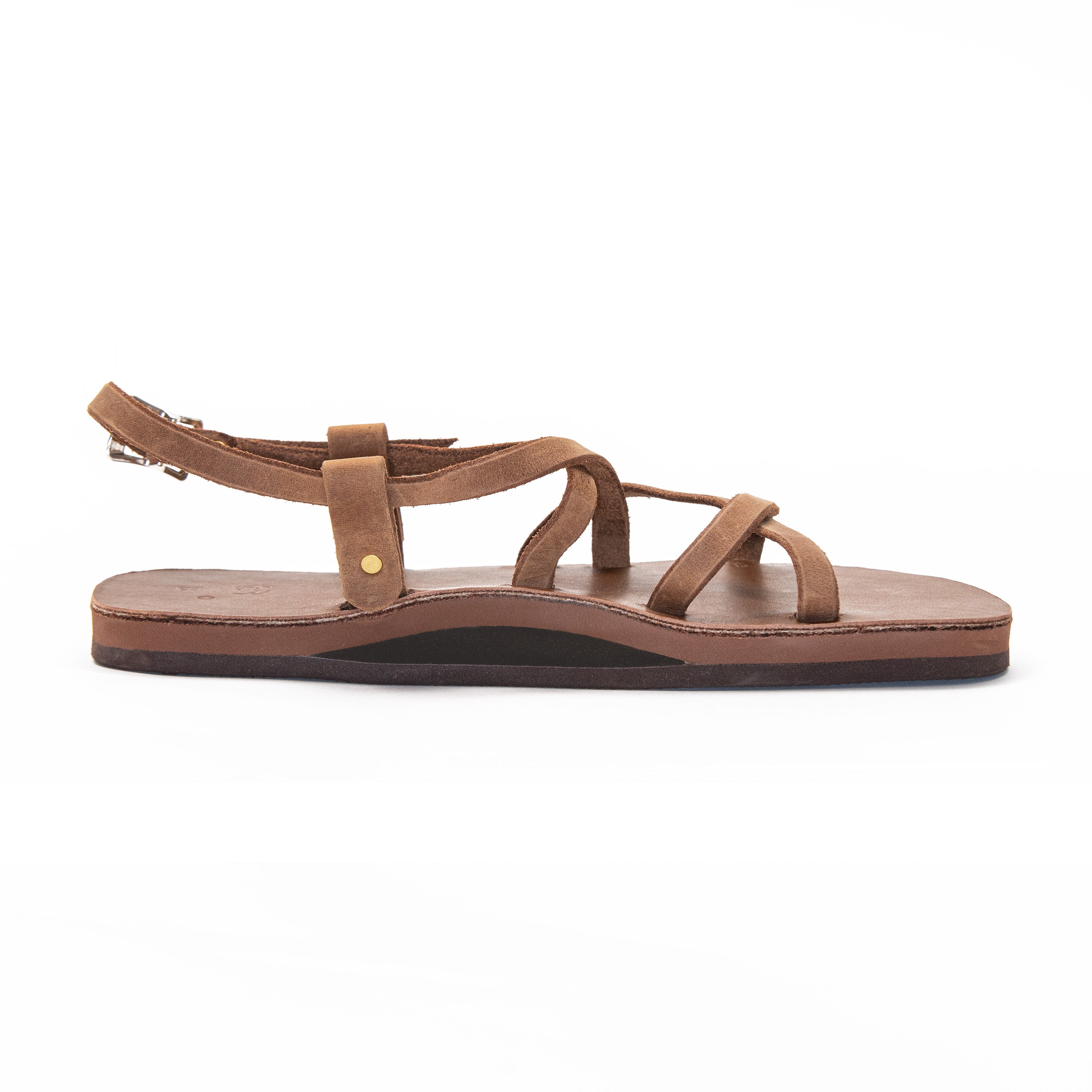 Ease leather thong sandals in brown - Loewe | Mytheresa